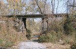 Old Fort Snelling Milwaukee Road Mainline bridge - abandonded by early 1960s.  Prior to the Milwaukee shortline bridge this was their mainline over the Mississippi River area.